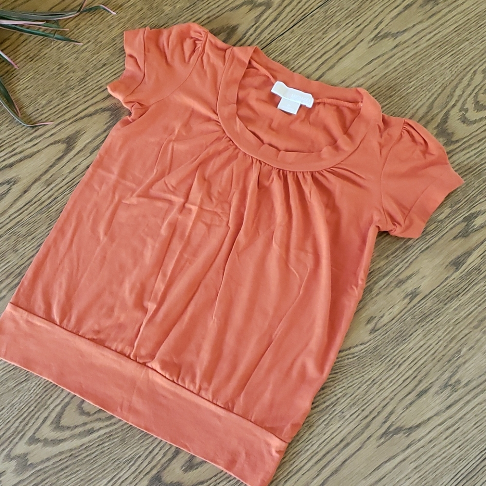 Michael Kors | Deep Orange 🍊 SS Top | 0P | p2p 17”